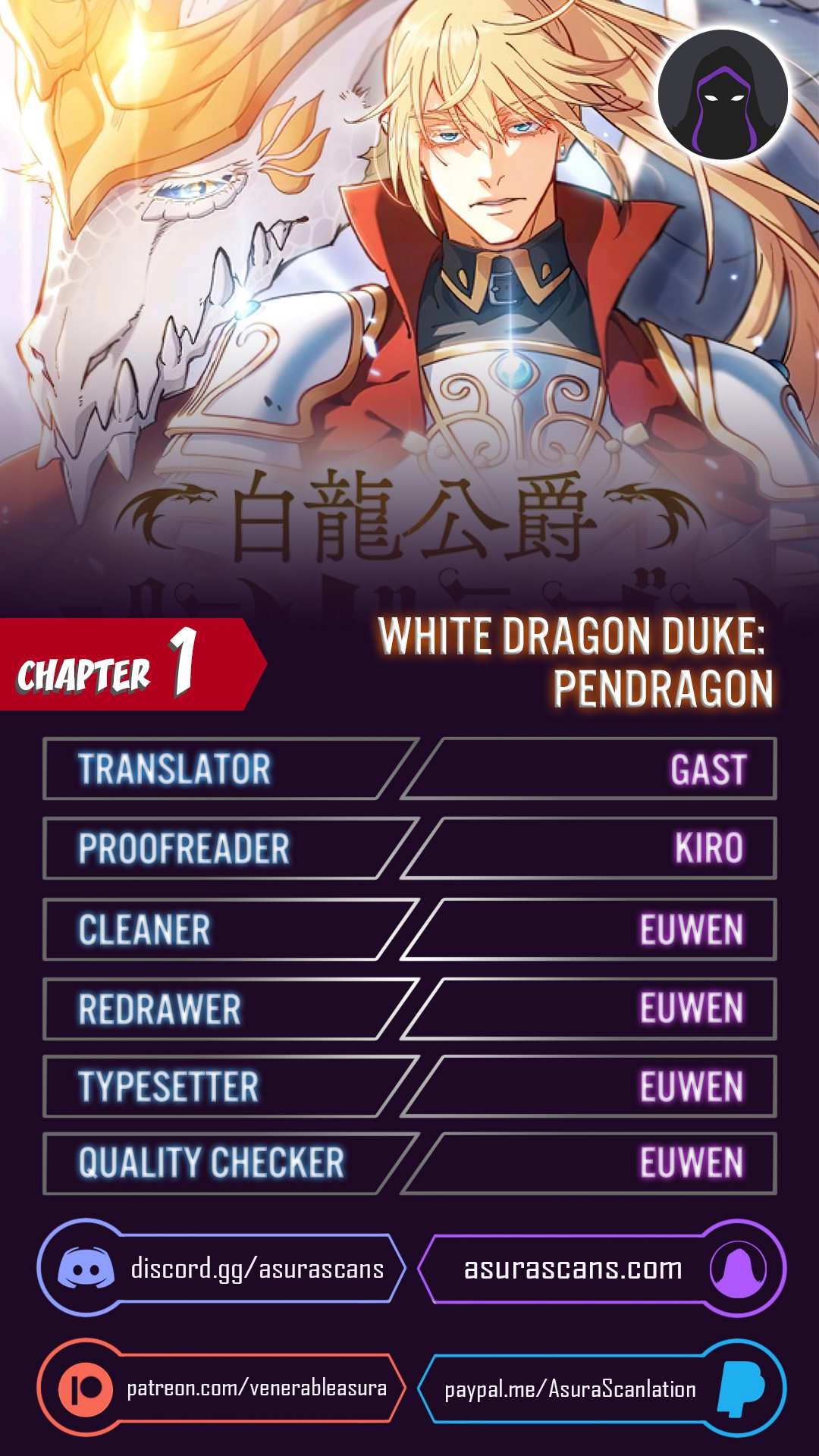 White Dragon Duke: Pendragon Chapter 1 1